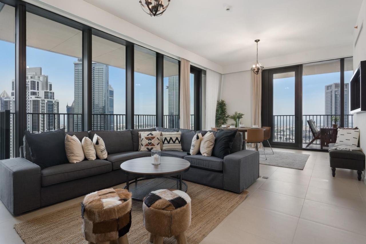 Breathtaking City Views From Dt Apt With Terrace Dubai Dış mekan fotoğraf